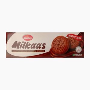 Milkaas Sandwich Biscuits with Cream Centered-100gm