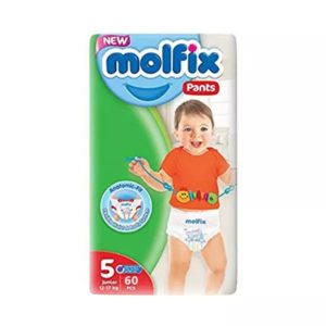 Molfix baby diaper pants super pack juni-12-17-kg-60-pcs
